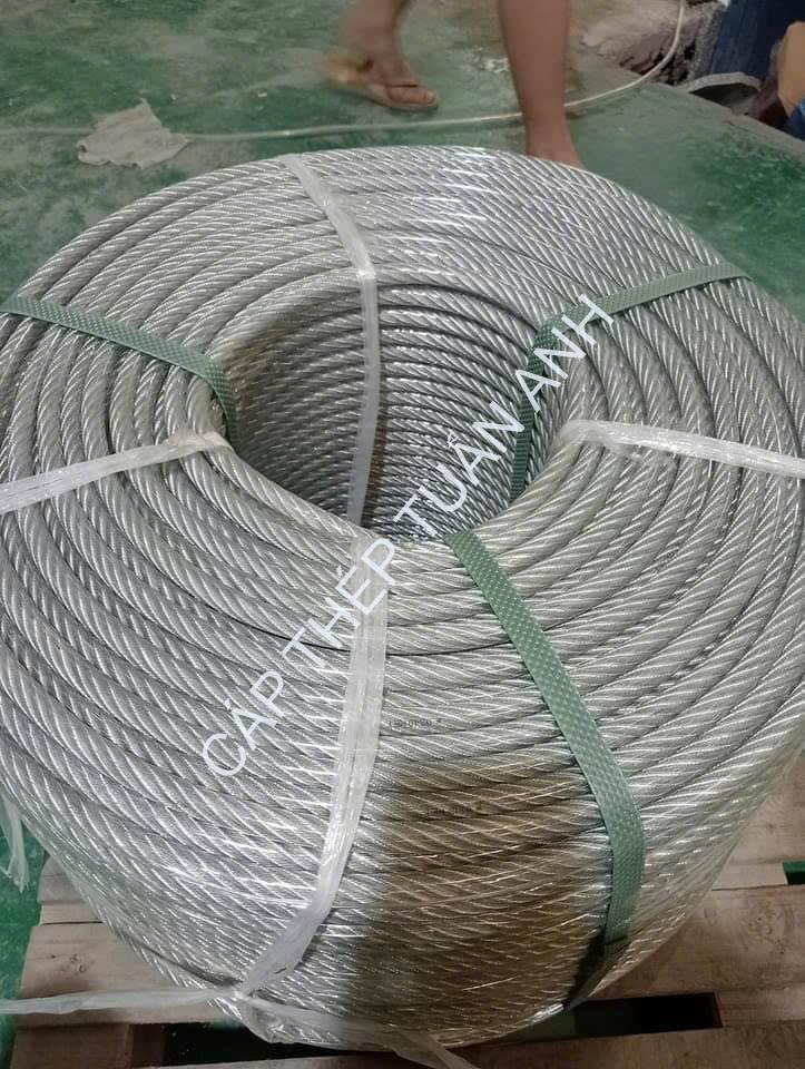 Dây cáp thép bọc nhựa cáp thép bọc nhựa 12mm